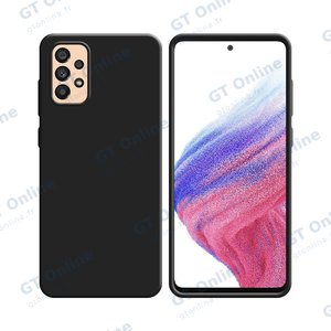Coque Silicone Compatible pour Samsung Galaxy A53 5G A536 (#3) Noir