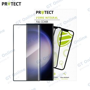 Verre Trempé Intégral PROTECT pour Samsung Galaxy S23 Ultra 5G S918 Noir — vue 2