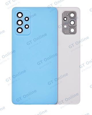 Vitre arrière pour Samsung Galaxy A72 (A725 / 2021) (compatible premium, Awesome Blue)
