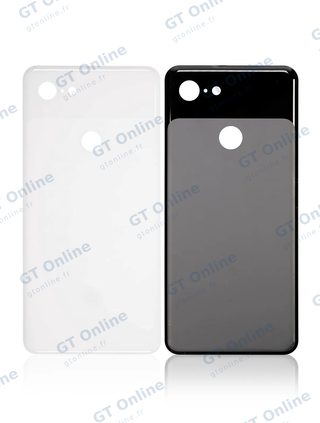 Vitre arrière pour Google Pixel 3 (origine de démontage, grade fournisseur New, blanc)