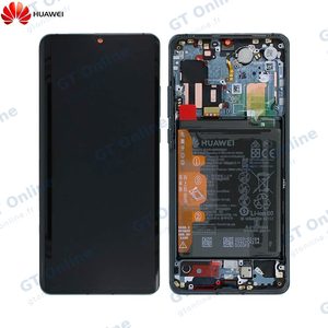 Bloc Écran Complet avec Châssis et Batterie Original Huawei P30 Pro 02353DGJ Bleu Mystique