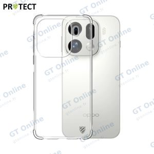 Coque Silicone Renforcée PROTECT pour OPPO Find X9 Pro Transparent