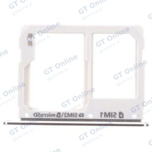 Tiroir Sim Premium Samsung Galaxy A3 2016 A310/Galaxy A5 2016 A510 Argent