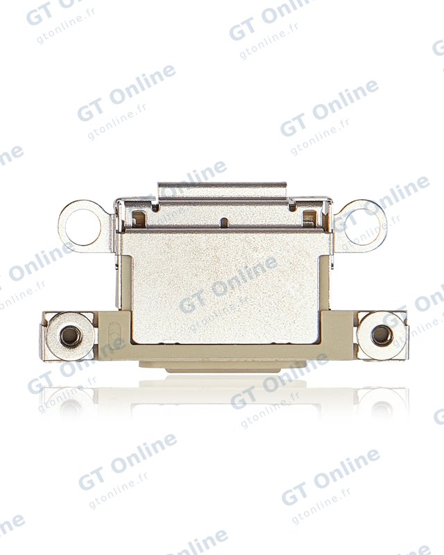 Connecteur de charge nu à souder pour Apple iPhone 15 / 15 Plus (jaune, lot de 10) — réf. 107082130676