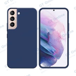 Coque Silicone Compatible pour Samsung Galaxy S21 5G G991 (#16) Bleu Marine