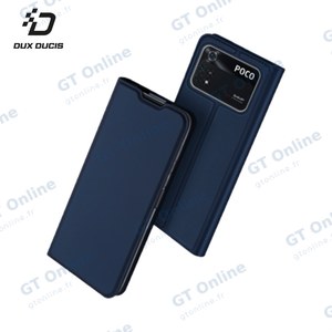 Housse de Protection Skin Pro Dux Ducis pour Xiaomi Poco M4 Pro 4G Bleu