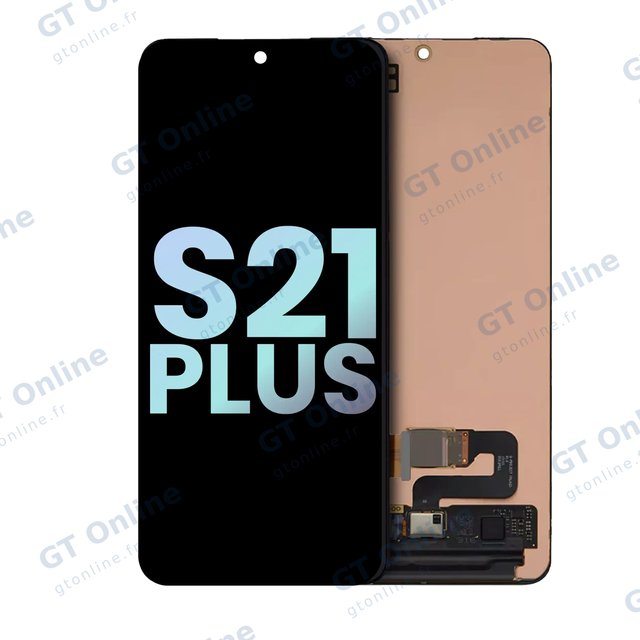 Écran OLED sans châssis pour Samsung Galaxy S21 Plus 5G (pack service origine, toutes couleurs)