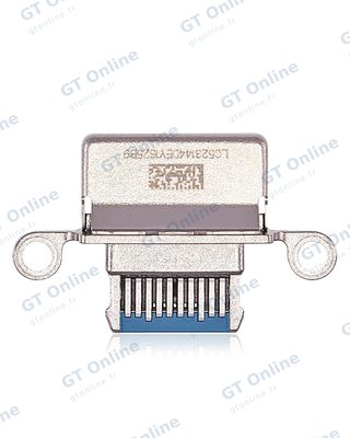 Connecteur de charge nu à souder pour Apple iPad Air 5 (soudure requise, bleu, lot de 10)