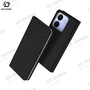 Housse de Protection Skin Pro Dux Ducis pour Xiaomi Poco C65/Redmi 13C Noir