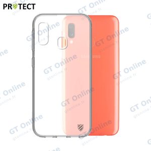 Coque Silicone PROTECT pour Samsung Galaxy A20e A202 Transparent