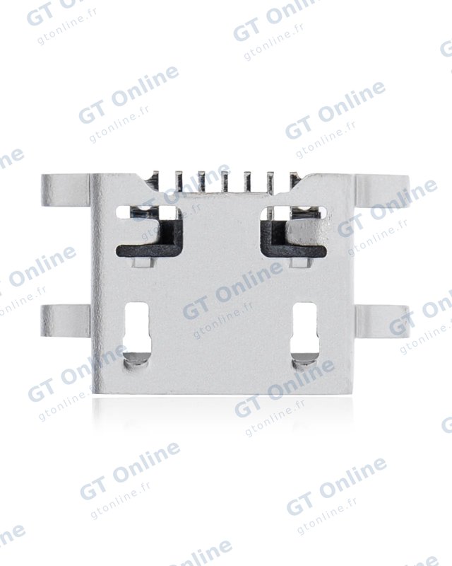 Connecteur de charge à souder — format Micro B, 7 broches, 4 points de fixation (C220)