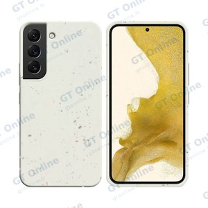 Coque Bambou Biodégradable PROTECT pour Samsung Galaxy S22 S901 (#1) Blanc