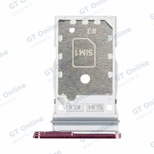 Tiroir Sim Premium Samsung Galaxy S22 Ultra S908 Bordeaux