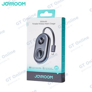 Chargeur Montre Connectée de Smartphone Foulard à Motif JOYROOM JR-W09 pour Apple Watch + Power Bank 2500mAh Noir — vue 3