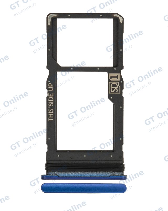Tiroir SIM pour Motorola Moto One 5G Ace (XT2113-1/2 / 2021) (bleu)