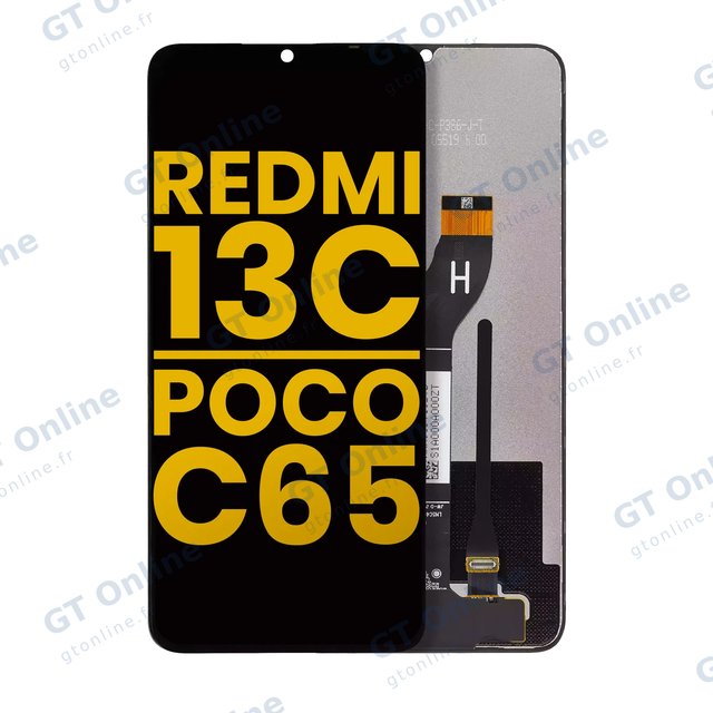 Écran LCD sans châssis pour Xiaomi Redmi 13C 4G / Xiaomi Poco C65 (reconditionné, toutes couleurs)