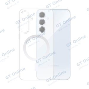Coque Silicone MagSafe Compatible pour Samsung Galaxy A35 5G A356 Transparent