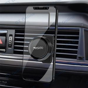 Support Smartphone Magnétique pour Voiture Yesido C61 (Grille d'Aération) Noir — vue 2