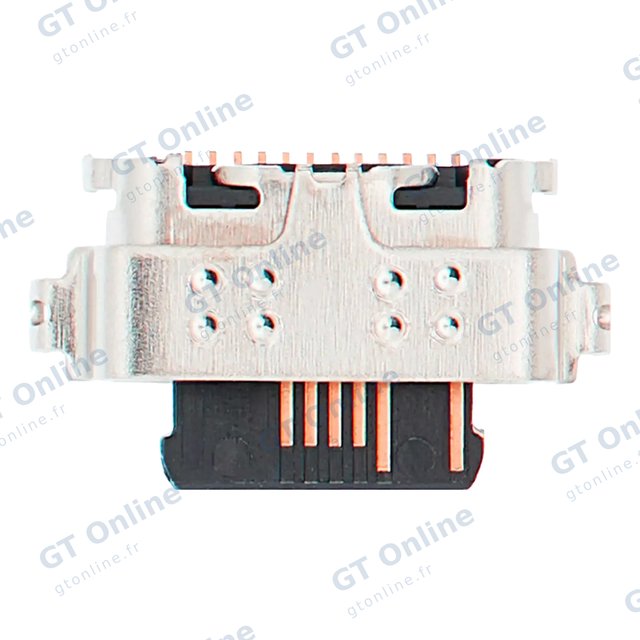 Connecteur de charge nu à souder pour Alcatel 3V / 3T / Joy Tab 2 / T-Mobile Revvl 4 Plus / Revvl 4 / Alcatel 1V / TCL 30 SE / TCL 10 Plus / TCL 20 SE / TCL 20S / TCL 20L / 20L Plus (soudure requise, lot de 10)