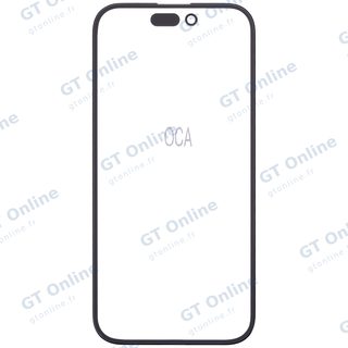 Vitre d’écran avec OCA pour Apple iPhone 16 (lot de 10)
