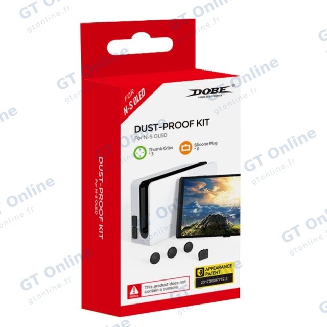 Kit anti-poussière et protections pour Nintendo Switch DOBE TNS-2122 — noir