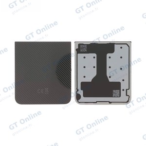 Cache Arrière Premium Samsung Galaxy Z Flip 6 5G F741 Noir Carbone