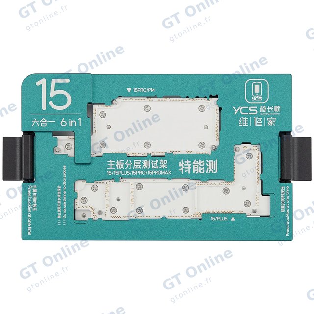 Outillage pour Apple iPhone 15 / 15 Plus / 15 Pro / 15 Pro Max (6 in 1) (No US Version Pin Plate For 15 Pro / 15 Pro Max) (YCS)