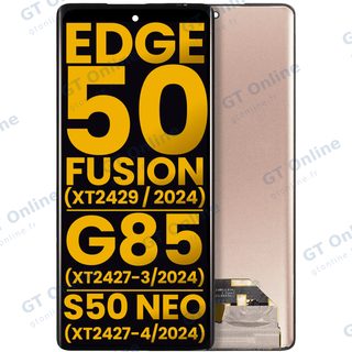 Écran OLED sans châssis pour Motorola Moto Edge 50 Fusion 5G (XT2429 / 2024) / G85 (XT2427-3 / 2024) / S50 Neo (XT2427-4 / 2024) (reconditionné, toutes couleurs)