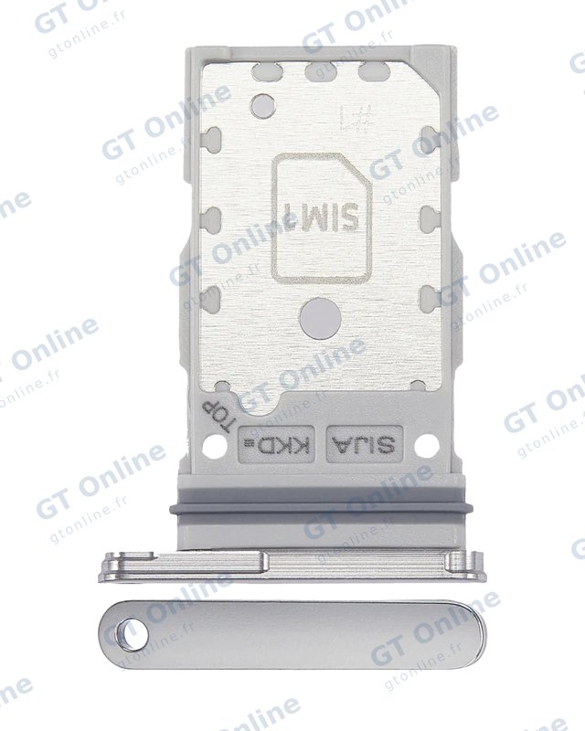 Tiroir SIM pour Samsung Galaxy S22 / S22 Plus (blanc)