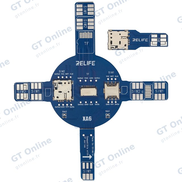 Équipement atelier pour ReLife XA6 Dual SIM Card Signal Test Board (Relife)