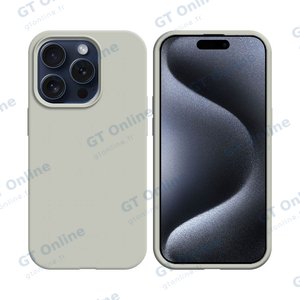 Coque Silicone Compatible pour Apple iPhone 15 Pro (#09) Blanc