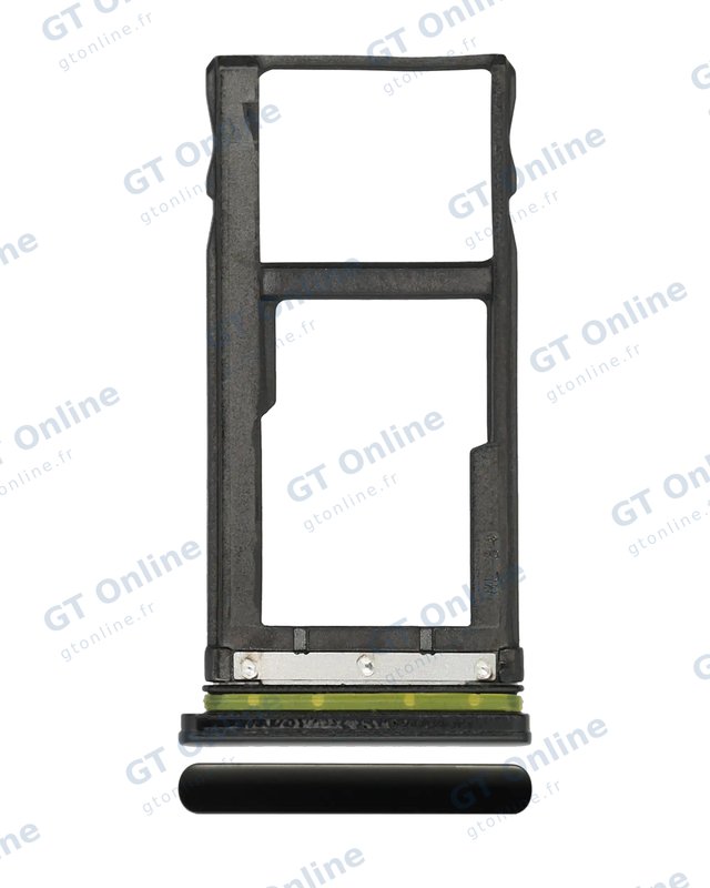 Tiroir SIM pour Motorola One Vision (XT1970 / 2019) / P50 (XT1970 / 2019) (noir)