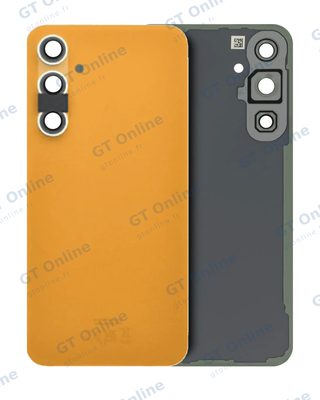 Vitre arrière pour Samsung Galaxy S23 FE (pack service origine, Tangerine)