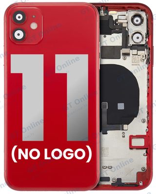 Châssis pour Apple iPhone 11 (sans logo, compatible premium, rouge)