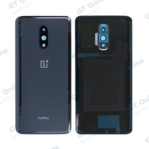 Cache Arrière Premium OnePlus 7 Pro Noir Gris Miroir