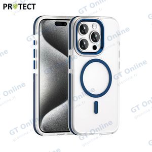 Coque de Protection MagSafe MS01 PROTECT pour Apple iPhone 15 Pro Bleu