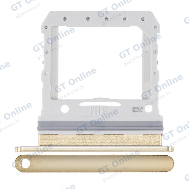 Tiroir SIM pour Samsung Galaxy Z Flip 4G (F700) / Z Flip 5G (F707) (Mirror Gold)
