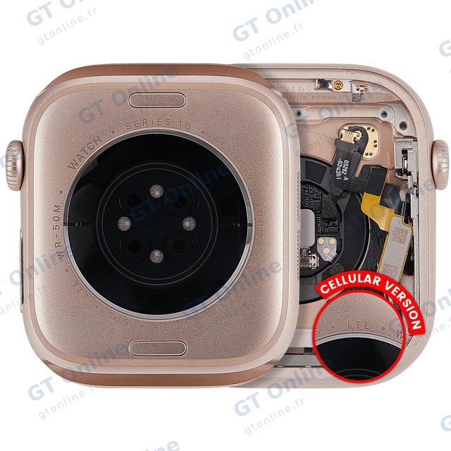 Châssis pour Apple Watch Series 10 (46MM) (origine d'occasion — grade A, Cellular Version, Aluminum / Rose Gold)