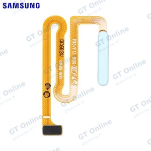 Lecteur Empreinte Original Samsung Galaxy M13 M135 GH96-15216C Bleu Clair