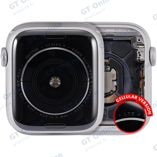 Châssis pour Apple Watch Series 5 (44MM) (origine d'occasion — grade A, Cellular Version, Aluminum / Silver)