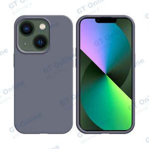 Coque Silicone Compatible pour Apple iPhone 13 (#49) Bleu Pastel