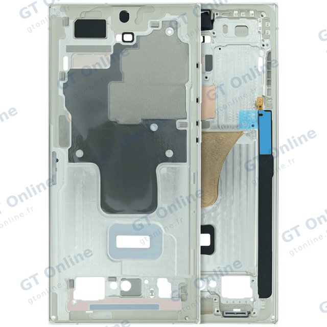 Châssis pour Samsung Galaxy S23 Ultra (S918) (pack service origine, Cream)