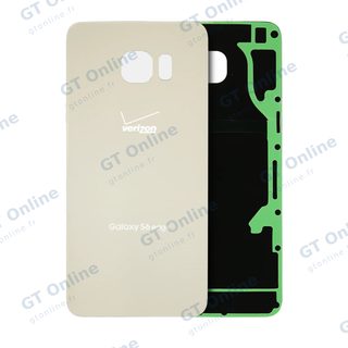 Vitre arrière pour Samsung Galaxy S6 Edge Plus (Verizon 4G) (pack service origine, or)