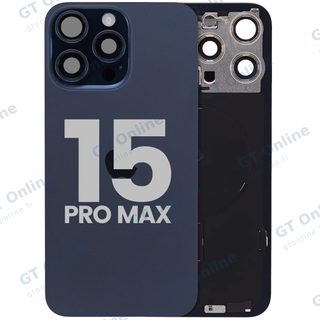Vitre arrière pour Apple iPhone 15 Pro Max (origine d'occasion — grade A, Blue Titanium)