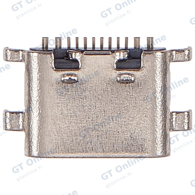 Connecteur de charge à souder — format Type C, 12 broches, 4 points de fixation (C558)