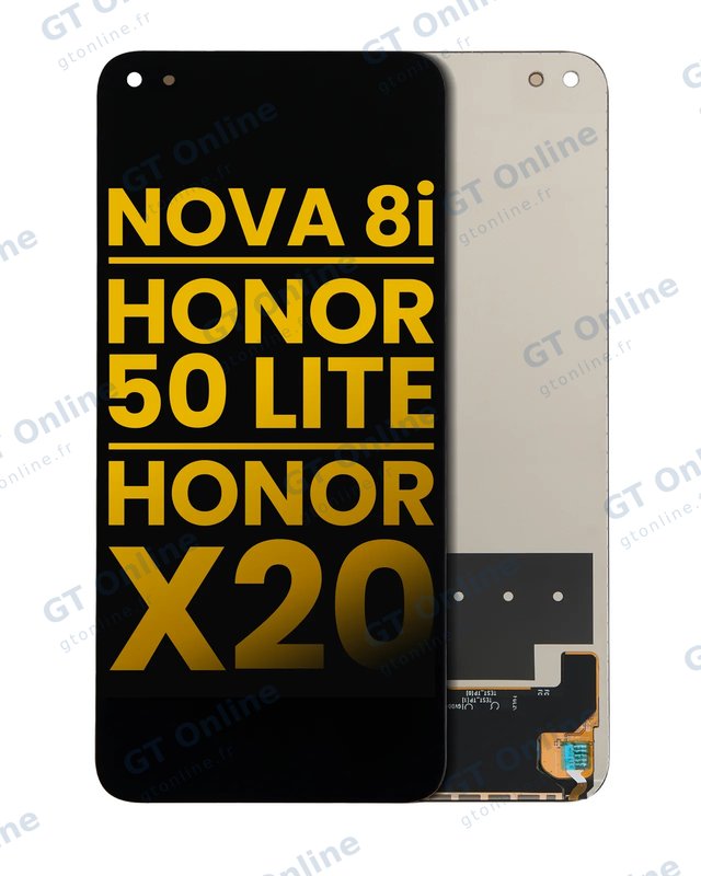 Écran LCD sans châssis pour Huawei Nova 8i / Honor 50 Lite / Honor X20 (reconditionné, toutes couleurs)