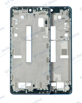 Châssis pour Motorola Edge 20 Pro (XT2153-1 / 2021) (bleu Vegan Leather)
