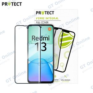 Verre Trempé Intégral PROTECT pour Xiaomi Redmi 13 4G Noir — vue 2