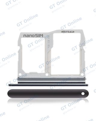 Tiroir SIM pour LG V40 ThinQ / LG G8 ThinQ (noir)