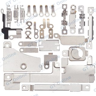 Jeu de petits supports métalliques pour Apple iPhone 15 Plus